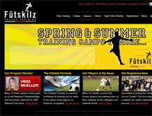 Tablet Screenshot of futskilz.com